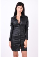 Rochie Jdy Jdynewthunder Coated Black